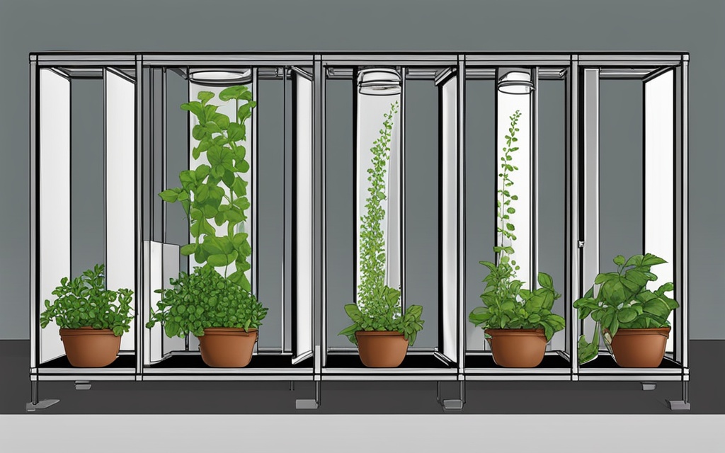 Hydroponic Oregano Growth Stages