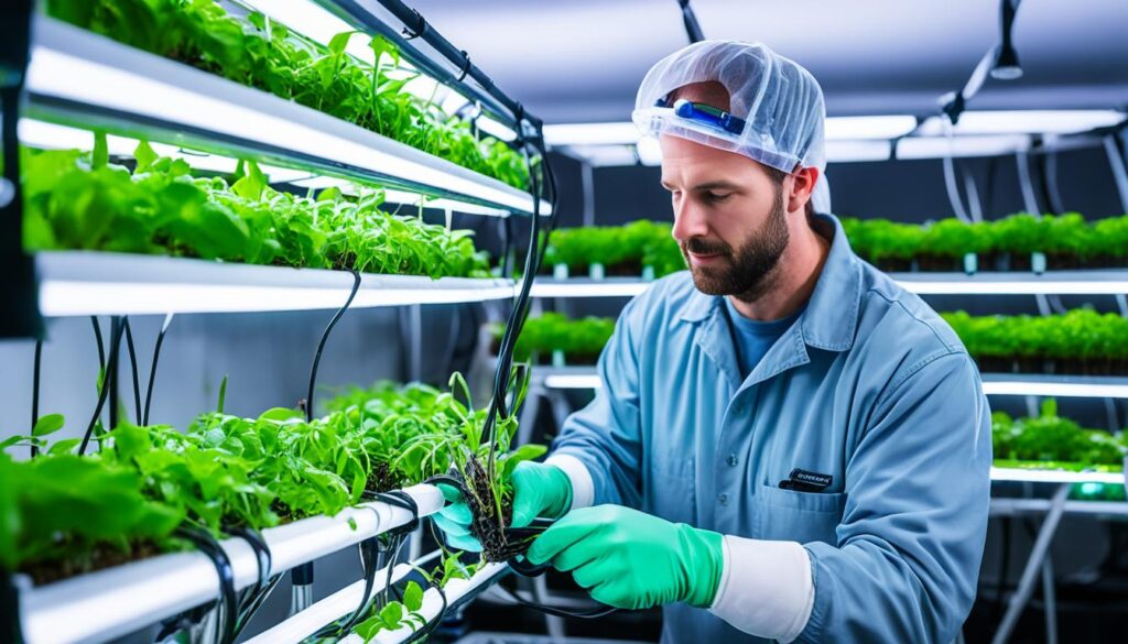 Hydroponic flower maintenance