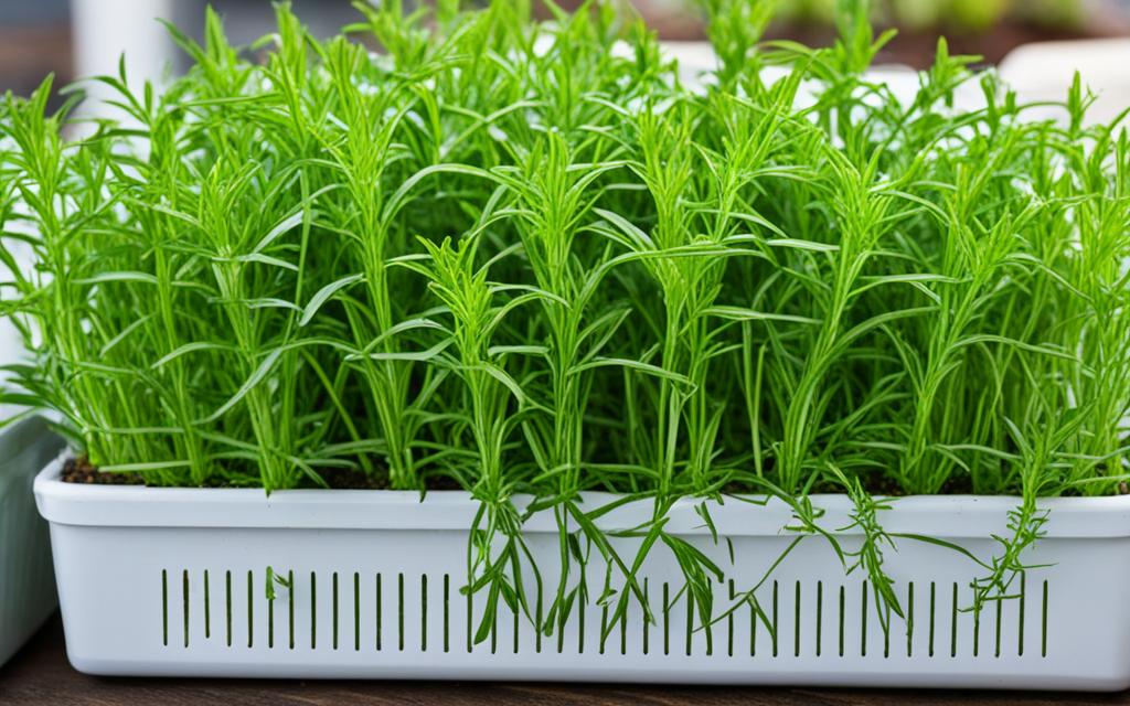 Hydroponic tarragon pest management