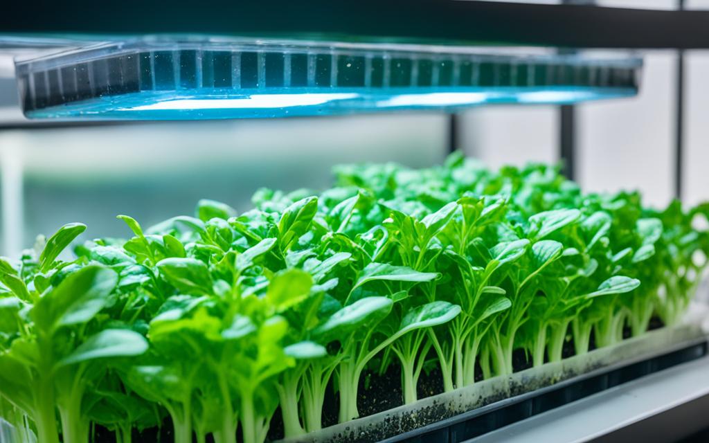 Hydroponic arugula