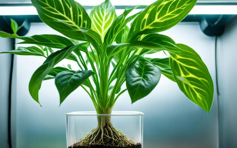 Growing Hydroponic Chinese Evergreen Indoors