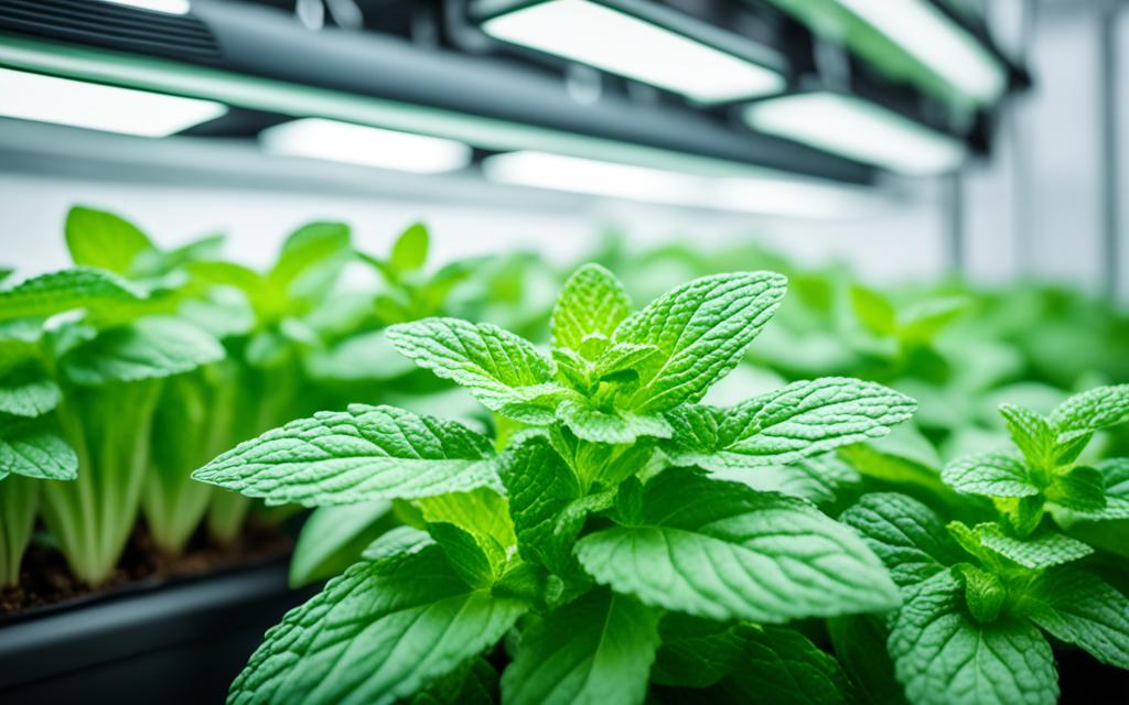 hydroponic Green Mint