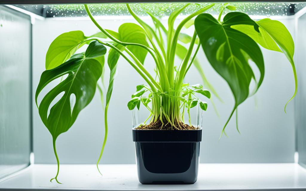 hydroponic Philodendron