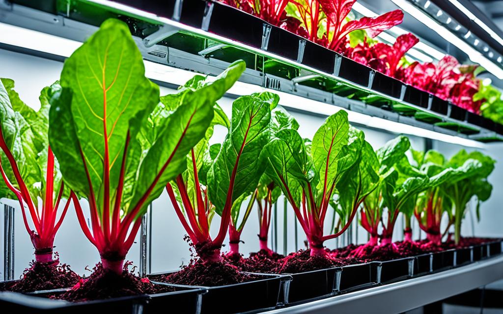 hydroponic Swiss Chard