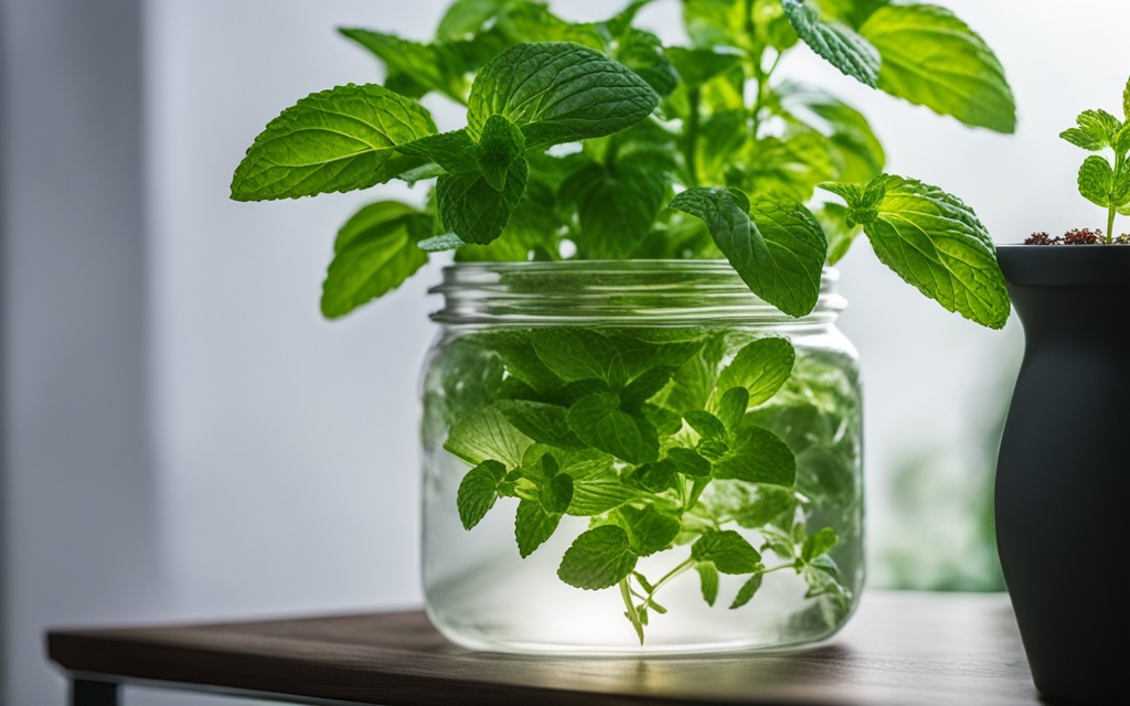 hydroponic mint