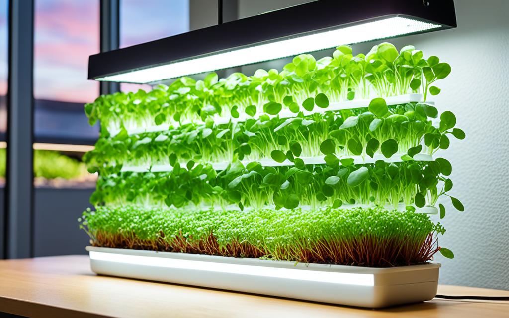 Hydroponic microgreens