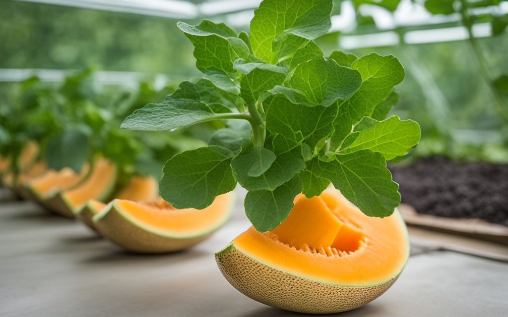 hydroponic Cantaloupe