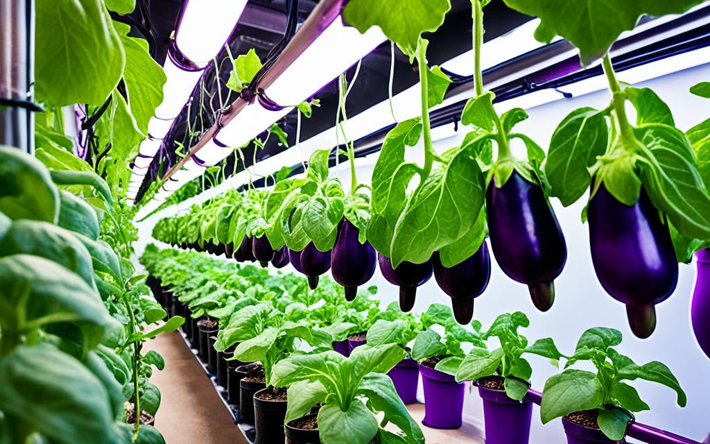 hydroponic Eggplant