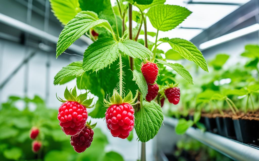 hydroponic Raspberries