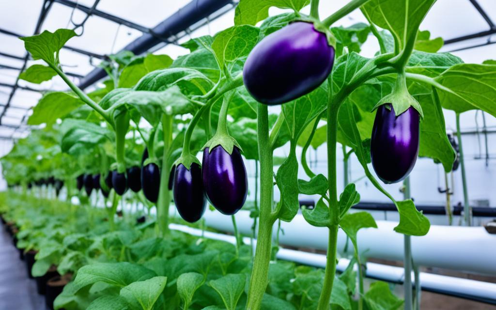 hydroponic eggplant