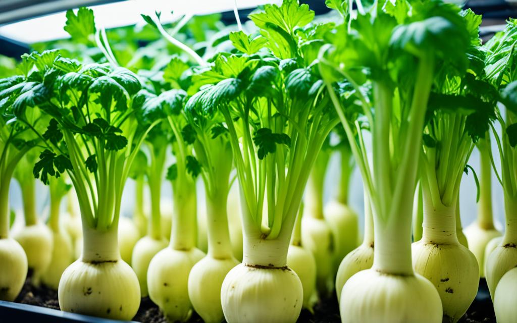 hydroponic parsnips