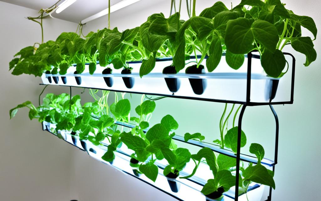 hydroponic system for squash