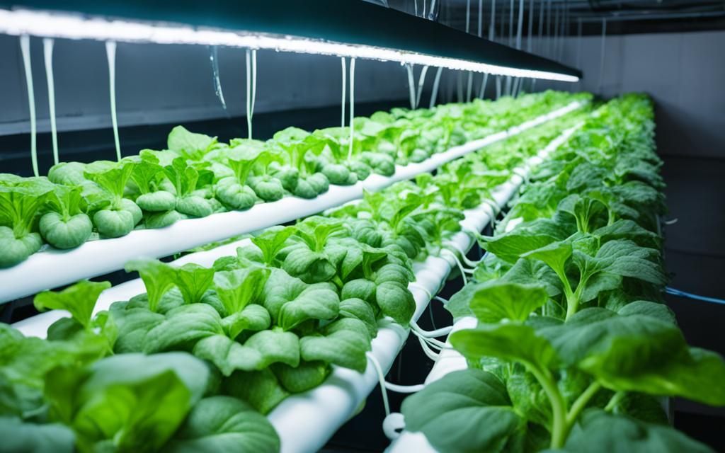 hydroponic zucchini growing