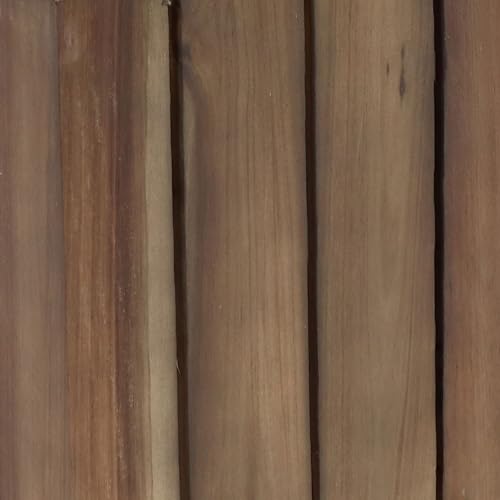 Sunnydaze Indoor/Outdoor Wooden Planter Boxes - 2 Acacia Wood Square Plant Pots with Plastic Liners - Anthracite Stain