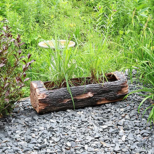 Sunnydaze Log Planter Review: Rustic Charm for Any Garden