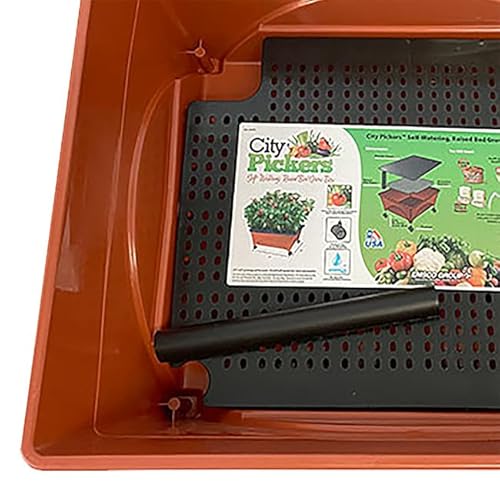 Emsco City Pickers Raised Planter Beds, Terra Cotta Colored, Pack of 2