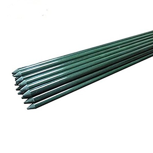EcoStake, 72inch Garden Stakes for Plants Tree Stakes Fence Post Fiberglass Rod 6 Feet, 50 Packs, 3/8-Inch Dia - Best Support Stakes